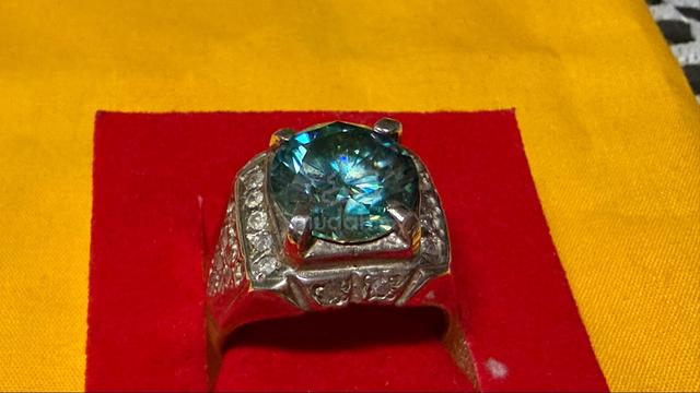 cincin Blue Moissanite - photo 2 of 2