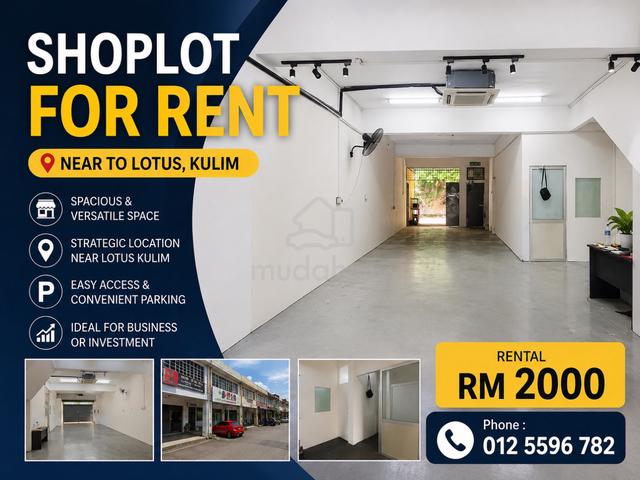 Shoplot For RENT @ KULIM 1