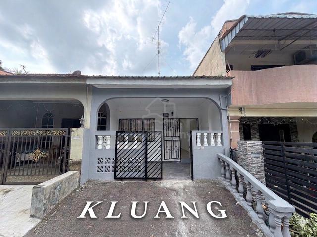 KLUANG (Taman Kluang Barat) Double Storey - Siap Reno,Full Loan🔥🔥 1