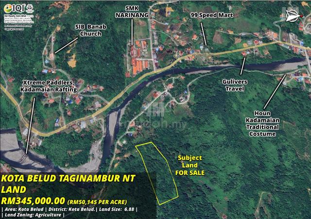 Land For Sale Kota Belud Taginambur