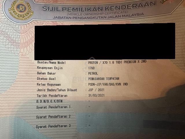 2021 Proton X70 1.8 PREMIUM X 2WD (A) 66K MILEAGE - 3