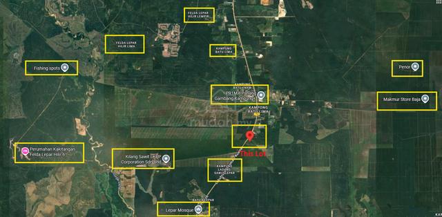 Tanah Pertanian Untuk Dijual - Mukim Lepar Pekan Pahang 1