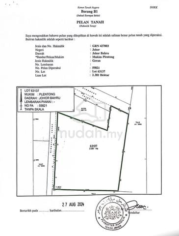 26.24 Acres Strategic Land Along Pasir Gudang Highway 1