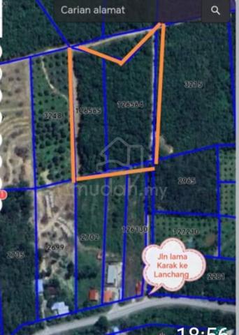 Freehold Vacant Land 5.47 acres @Jambu Rias, Bentong Pahang For Sale 1