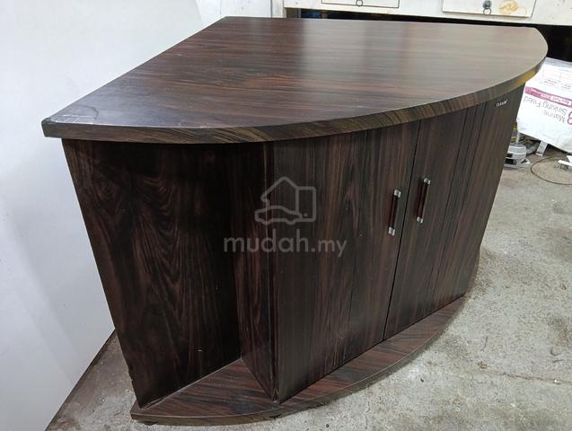CLEAIR dark wood corner TV cabinet  - photo 3 of 6