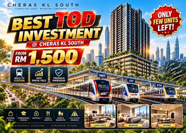 10 Mins to Mid Valley【 2R - 3R Dual Key 】Fully Furnish, 2 Carparks 1