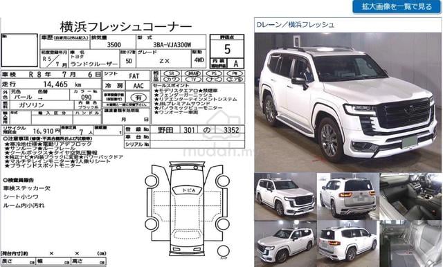 5A BLACK SEAT 2023 Toyota LANDCRUISER 3.4 ZX FULL - 2