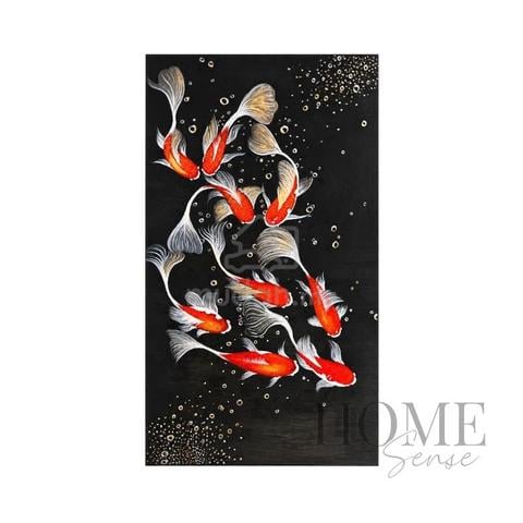Eight Koi in Harmony – Acrylic Wall Art - photo 3 of 6