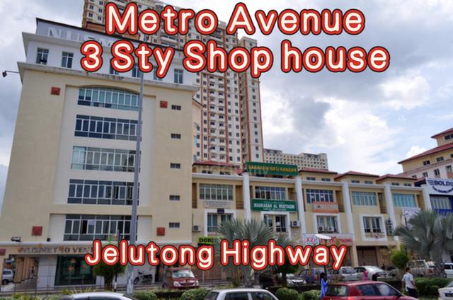 3 Storey shop house - Metro Avenue - Jelutong 1