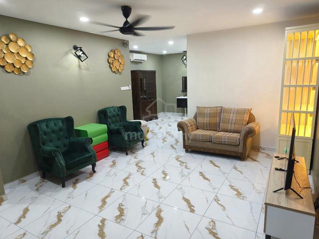2 Storey Terrace For Rent|Fully Furniture 6R 4B|Raja Uda Butterworth 1
