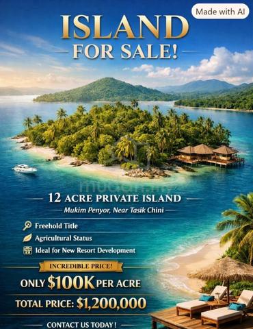 Island For Sale - Private Paradise 12 acres 1