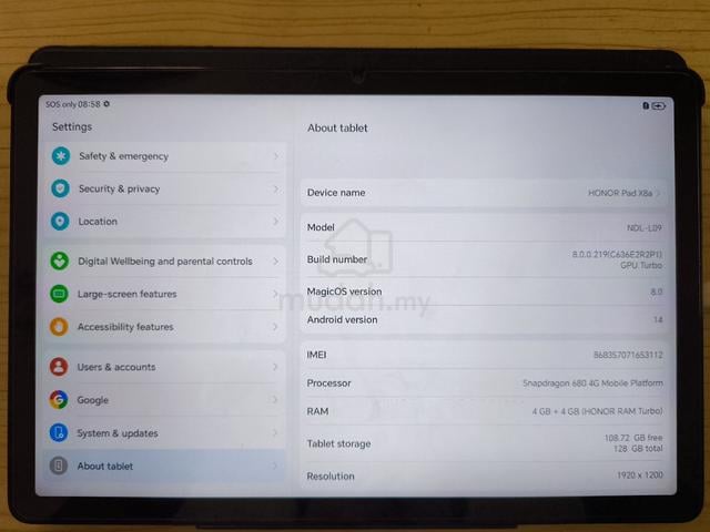Honor Pad X8A - photo 2 of 2