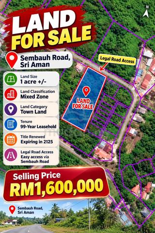 Sri Aman Land For Sale 1