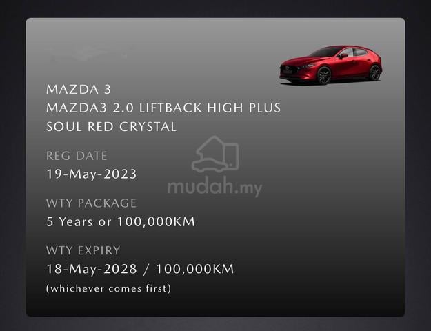2023 Mazda 3 2.0 GVC HIGH PLUS - SUPER LOW MILEAGE - 3