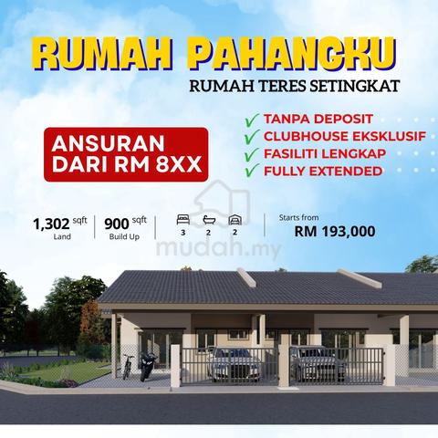 Rumah Teres Setingkat dengan bulanan RM 850 sahaja 1