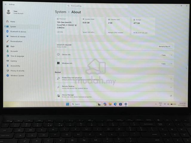 PREMIUM DELL VOSTRO i7 + Dedicated NVIDIA GPU - photo 6 of 6