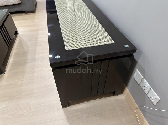 Solid TV Console Table with Drawers - photo 3 of 3