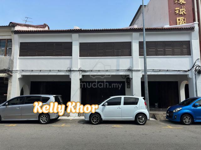 3700sf! Lebuh Pantai 2-Storey Shophouse Georgetown Victoria Melayu 1