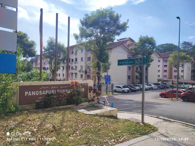 Rumah Sewa Pangsapuri Sunway Sinar, Tkt 3 ,Seksyen U9, Sunway Kayangan 1