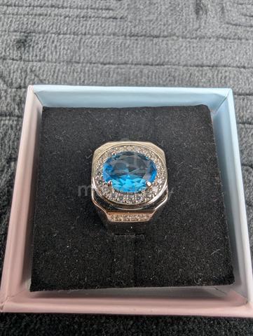 Cincin Permata Blue Topaz - photo 3 of 5