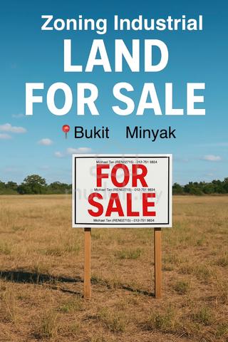 6.5 acres Zoning Industrial Land at Bukit Minyak | FOR SALE 1