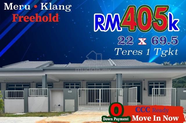 Teres Setingkat Freehold Open Market dekat Meru 1