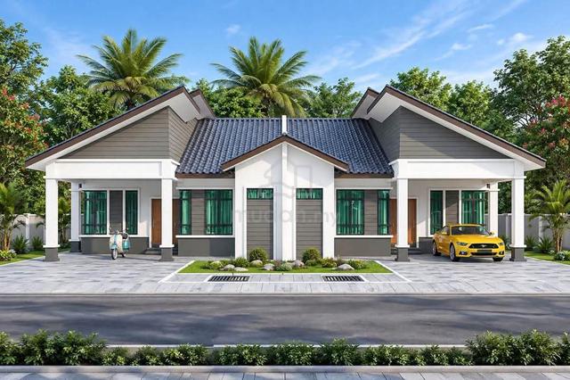 (Mulong,Kota Bharu) Semi-d Bawah Bajet 300K,Kawasan Tenang Akses Mudah 1