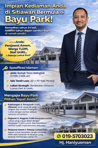 Projek Perumahan Depan UniKL-MIMET, Lumut 1