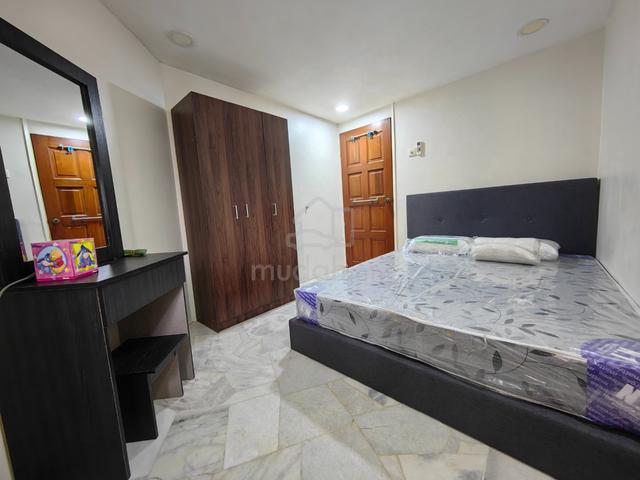 Medium Room Fully Furnished (Menara Megah Condo), nearby MRT, Monorail 1