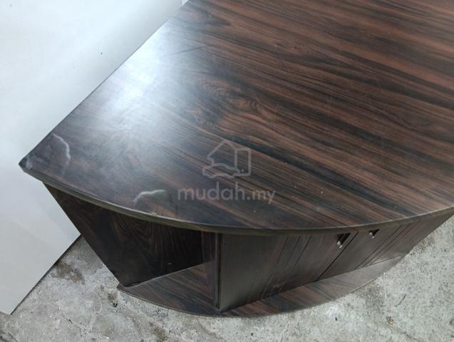 CLEAIR dark wood corner TV cabinet  - photo 5 of 6