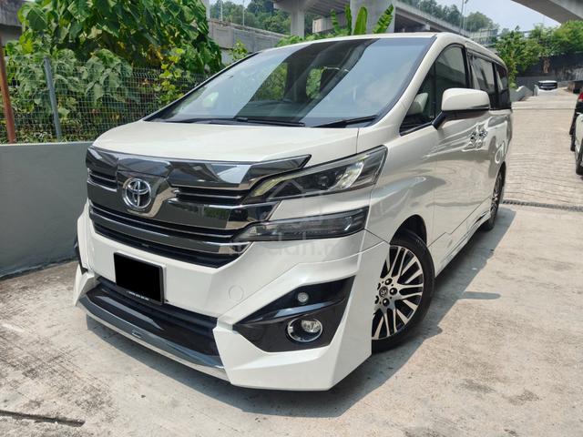 2017 Toyota VELLFIRE 2.5 ZG (A) PILOT SEATS - 1
