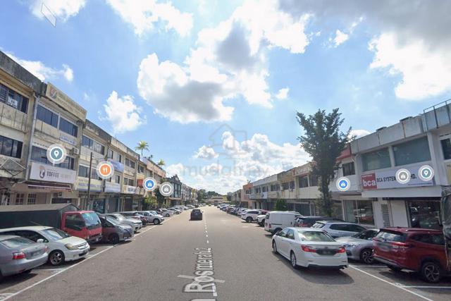 Johor Jaya Rosmerah Double Storey Shop Lot Fully Extended Unit 1