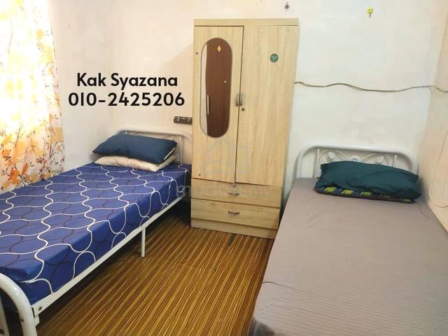 Bilik SHARE 2 Katil : 2 KOSONG 🔥 FREE WiFi & FULLY Furnished ✅ 1