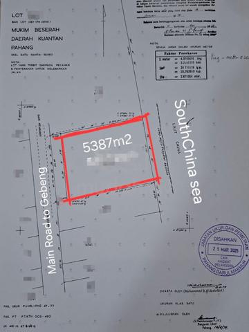 Commercial Land with Double frontage Kuantan 1