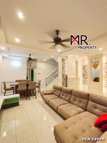 FULLY FURNISHED @ Double Storey Terrace Bandar Laguna Merbok FOR RENT 1