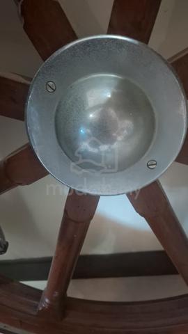 1960s Genuine Ship's Wooden Steering - photo 2 of 5