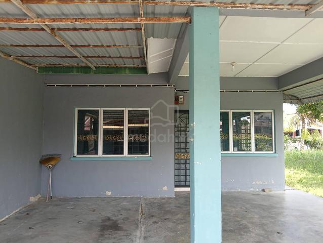 Single Storey Corner Lot House For Sale Taman Merbau Jaya Jasin Melaka 1