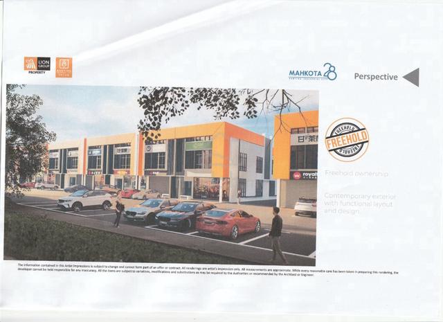 Mahkota Banting New 2 storey Shop lot with extra Land for Slae 1