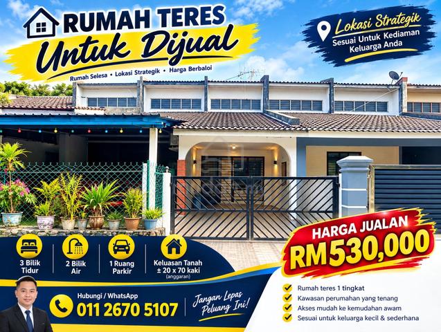 Bandar baru uda single storey terrace 1