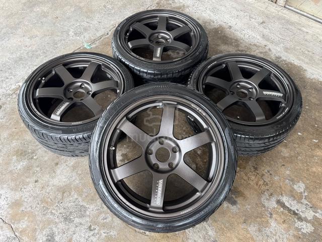 Sport rim second 18 TE37 WTR FF siap tayar civic - photo 2 of 6