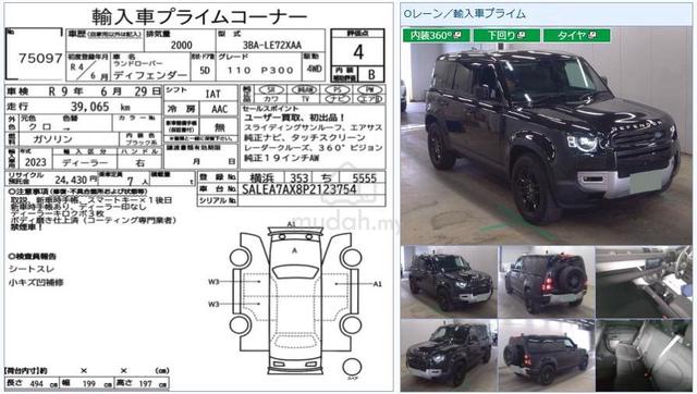 2022 Land Rover DEFENDER 2.0 110 P300 Air-Matic Jp - 1