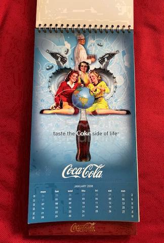 2008 Limited Edition Coca Cola Calendar + Postcard - photo 2 of 5