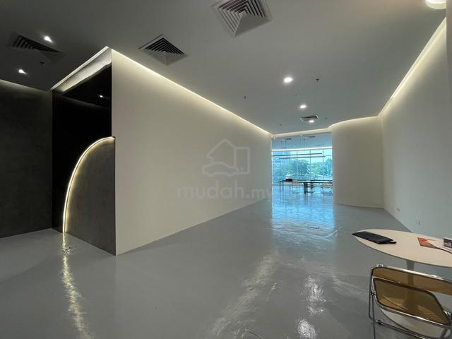 FULLY FURNISH RETAIL/OFFICE LOT double volume Ceiling Height for RENT 1