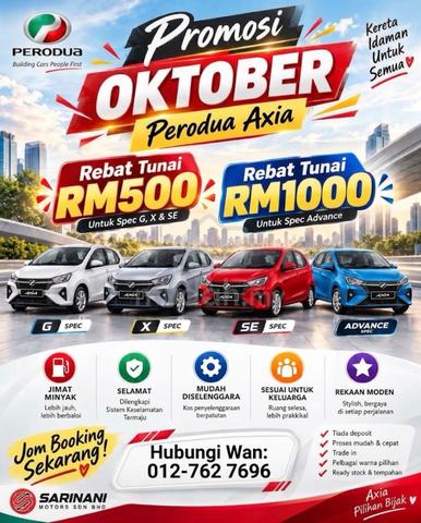 2026 Perodua AXIA 1.0 AV MY23 A300 D74A (A) - 1