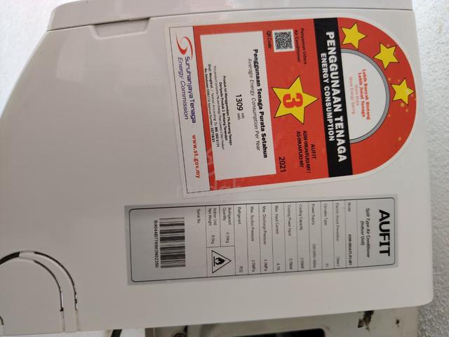 Aircond AUFIT 1 HP - photo 2 of 3