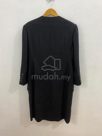 Nina Ricci Boutique Black Wool Long Coat - photo 6 of 6