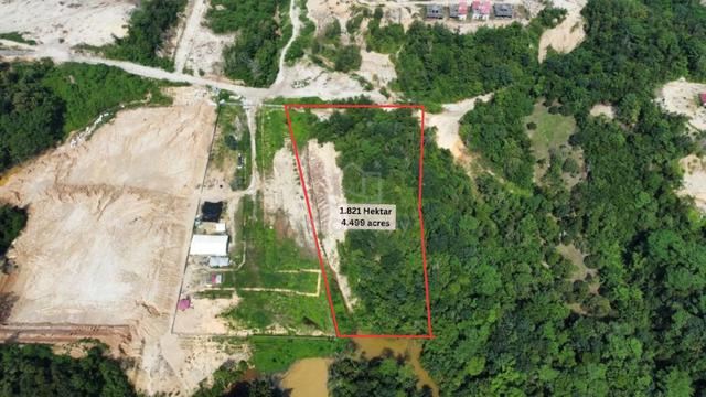 Tanah Agro Freehold Size 4.5 Ekar Sungai Pusu, Setapak 1