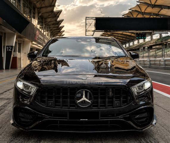 CARBON BONET ,GT WING A180 AMG MERCEDES a200 a250 - 1