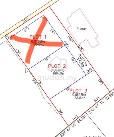 Tanah Banglo Lot, Keladi Kulim (Berdekatan SMK Kulim) 1