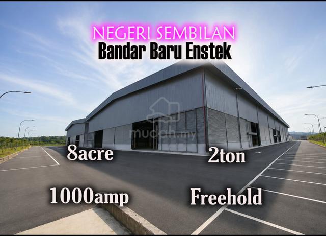 Negeri Sembilan 8.56acre Bandar Baru Enstek Factory Freehold 1000AMP 1